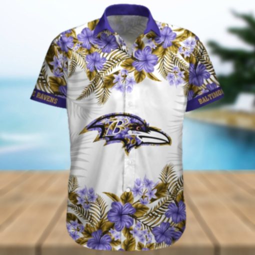 Baltimore Ravens Summer Beach Shirt and Shorts Full Over Print