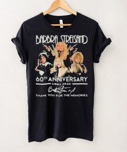 Barbra Streisand 60th anniversary 1961 2022 thank you for the memories signature shirt