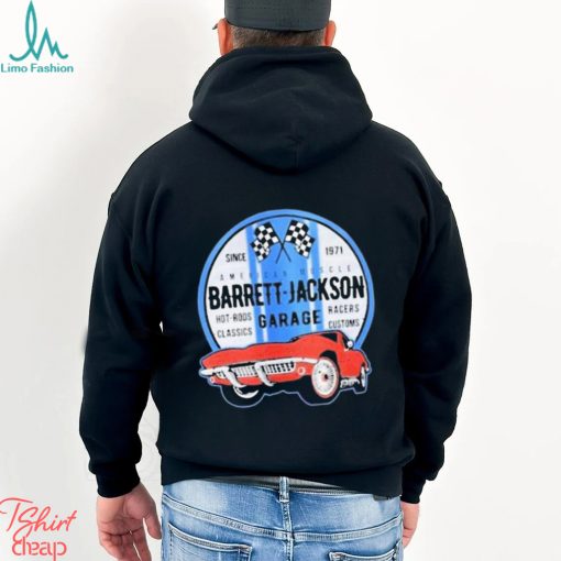 Barrett Jackson garage racers customs hot rod classics t shirt