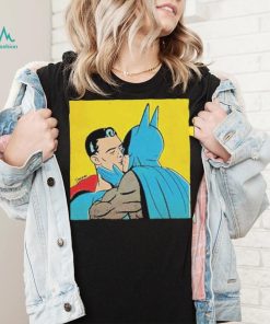 Batman And Superman Kissing T Shirt