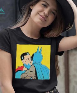 Batman And Superman Kissing T Shirt