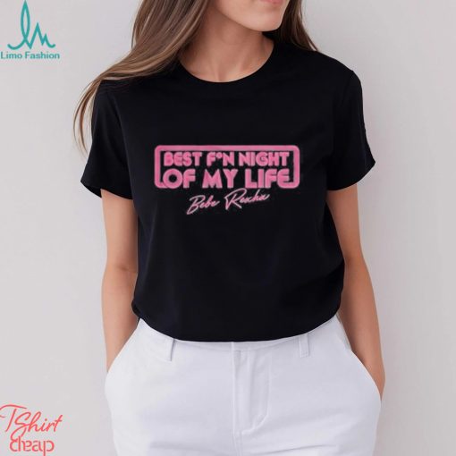 Bebe rexha merch best fn night of my life tour shirt