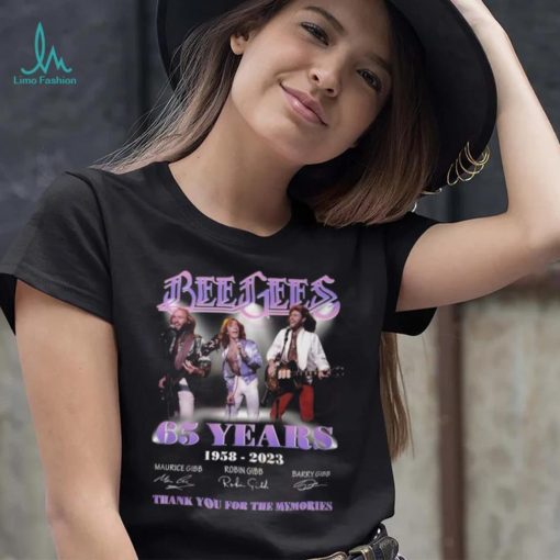 Bee Gees 65 Years 1958 – 2023 Thank You For The Memories T Shirt