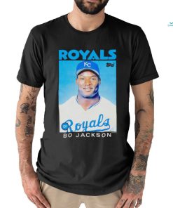 Best bo Jackson of Kansas City Royals 1986 Topps Baseball shirt