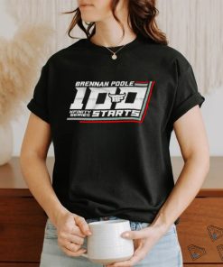 Best brennan Poole 100th Start Commemorative shirt