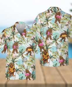 Bigfoot Hawaii Shirt Hawaiian Summer Party