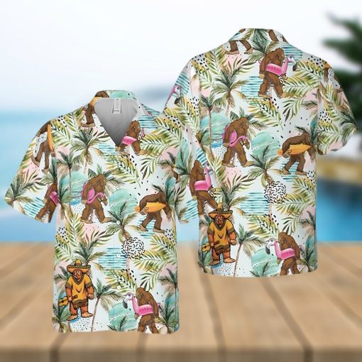 Bigfoot Hawaii Shirt Hawaiian Summer Party