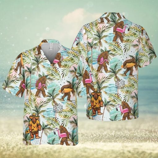 Bigfoot Hawaii Shirt Hawaiian Summer Party