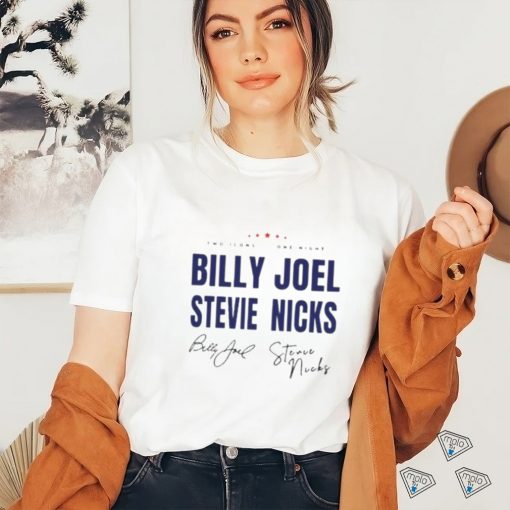 Billy Joel Stevie Nick Tour signature shirt