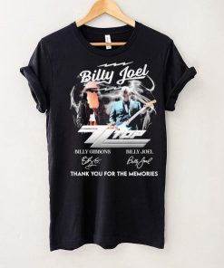 Billy Joel Zz Top Thank You For The Memories Signatures Shirt