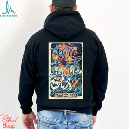 Billy strings st augustine Florida april 22 2023 st. augustine amphitheatre poster shirt