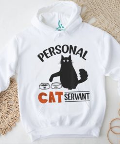 Black cat personal cat servant t shirt