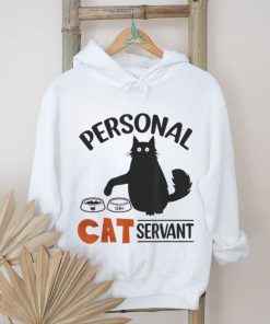 Black cat personal cat servant t shirt