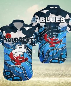 Blues Hawaiian Shirt Carlton Attractive Indigenous_1 What Pants To Wear With