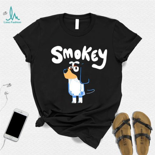 Bluey TV Smokey Dog cartoon shirt