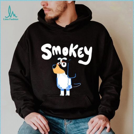 Bluey TV Smokey Dog cartoon shirt