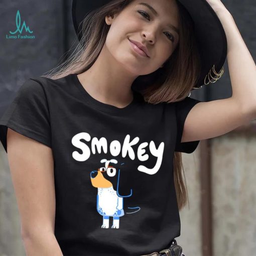 Bluey TV Smokey Dog cartoon shirt