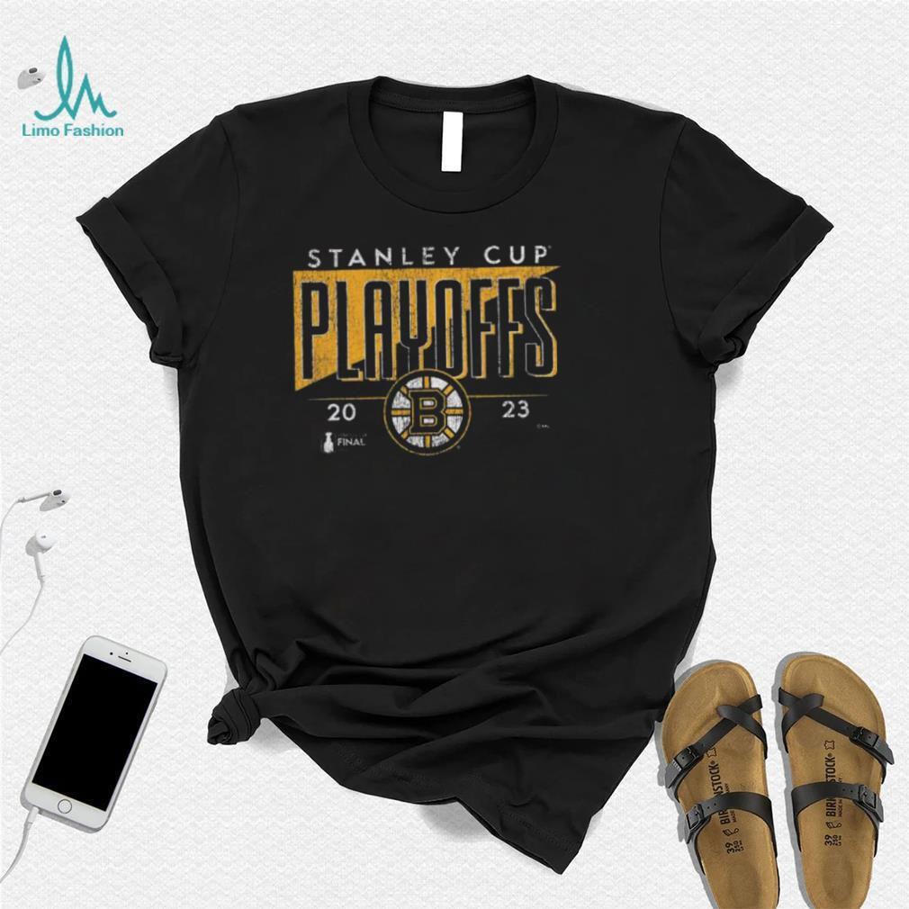 Boston Bruins 2023 Stanley Cup Playoffs Tri Blend T Shirt