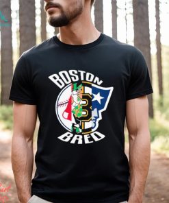 Boston Bruins Celtics Red Sox New England Patriots Boston Bred shirt