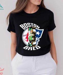 Boston Bruins Celtics Red Sox New England Patriots Boston Bred shirt