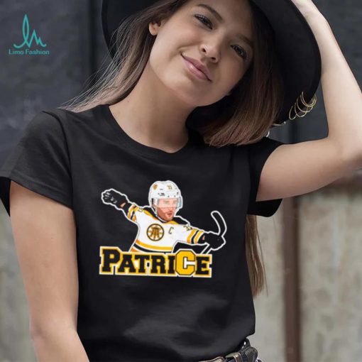 Boston Bruins Patrice Bergeron hockey cartoon shirt