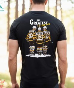 Boston Bruins The Greatest Team Ever Bergeron Marchand Pastrnak Signature Shirt Shirt