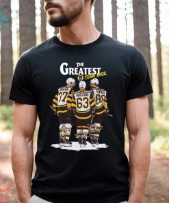 Boston Bruins The Greatest Team Ever Bergeron Marchand Pastrnak Signature Shirt  Shirt - Limotees