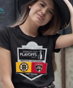 Boston Bruins Vs Florida Panthers Stanley Cup 2023 Nhl Western Conference Shirt