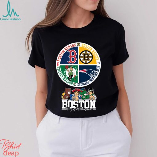 Boston Celtics Boston Red Sox Boston Bruins New England Patriots Boston City Champions Shirt