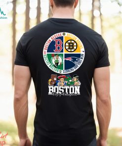 Boston Bruins Boston Celtics New England Patriots Boston Red Sox 4 teams  sports logo flag gift shirt, hoodie, sweater, long sleeve and tank top