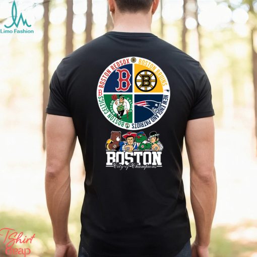 Boston Celtics Boston Red Sox Boston Bruins New England Patriots Boston City Champions Shirt