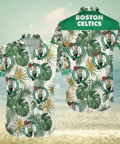 Boston Celtics Tropical Hawaiian Shirt