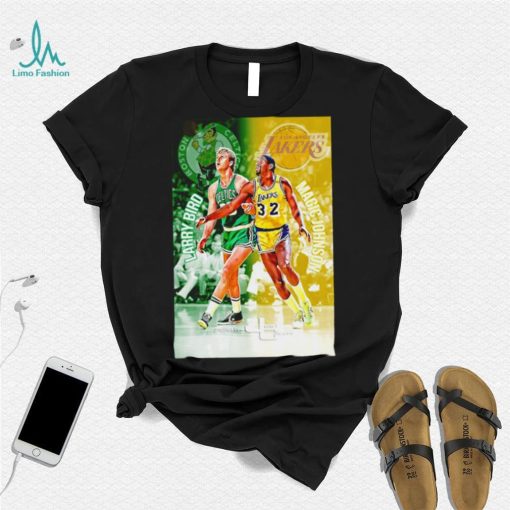 Boston Celtics Vs Los Angeles Lakers Larry Bird and Magic Johnson shirt