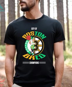 Boston Celtics vs Boston Bruins City of Boston Bred Champions 2023 shirt