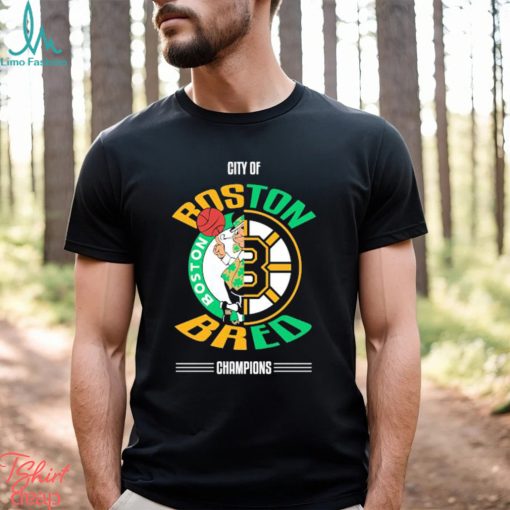 Boston Celtics vs Boston Bruins City of Boston Bred Champions 2023 shirt