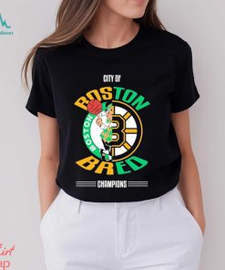 Boston Celtics vs Boston Bruins City of Boston Bred Champions 2023 shirt