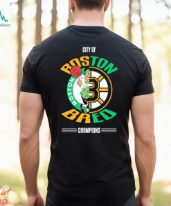 Boston Celtics vs Boston Bruins City of Boston Bred Champions 2023 shirt