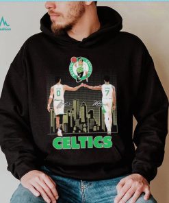 Boston celtics player tatum and brown city logo T shirt