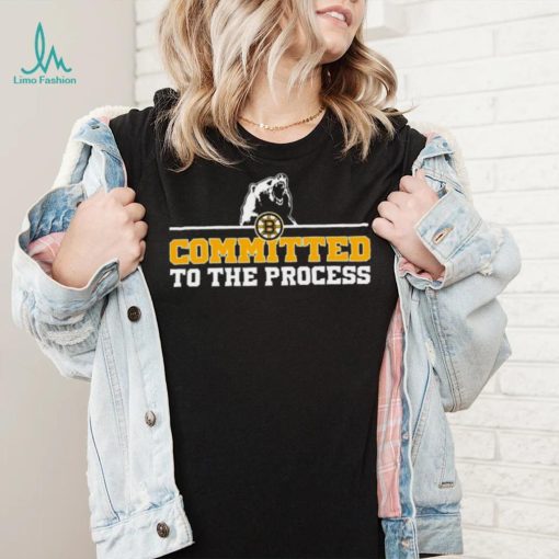 Boston committed to the process logo shirt