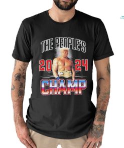 Boxer Trump the people 2024 Champ shirt