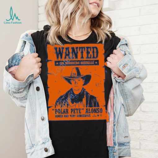 Breakingt Store Pete Alonso Wanted Poster Shirts