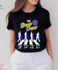Brian Anderson Christian Yelich Willy Dames And Rowdy Tellez The Brew Grew Abbey Road Signature Shirt