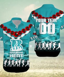 Brisbane Heat 2023 Hawaiian Shirt Camouflage With Poppy Lt12_0 What Pants To Wear With