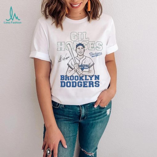 Brooklyn Dodgers Gil Hodges Signature shirt