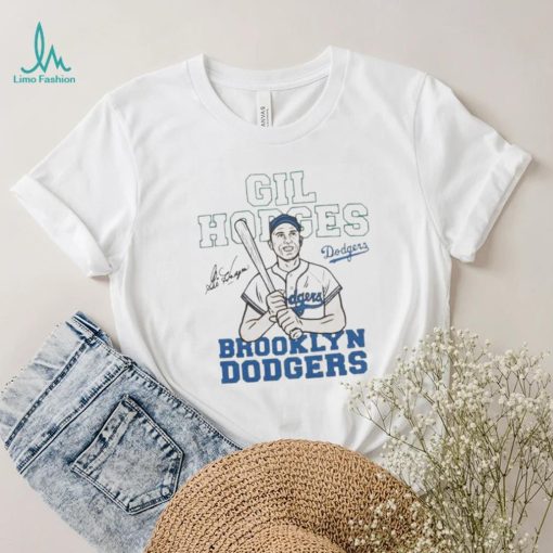 Brooklyn Dodgers Gil Hodges Signature shirt