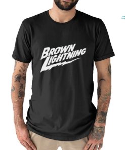 Brown Lightning Shirt
