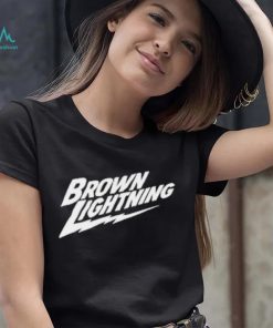Brown Lightning Shirt