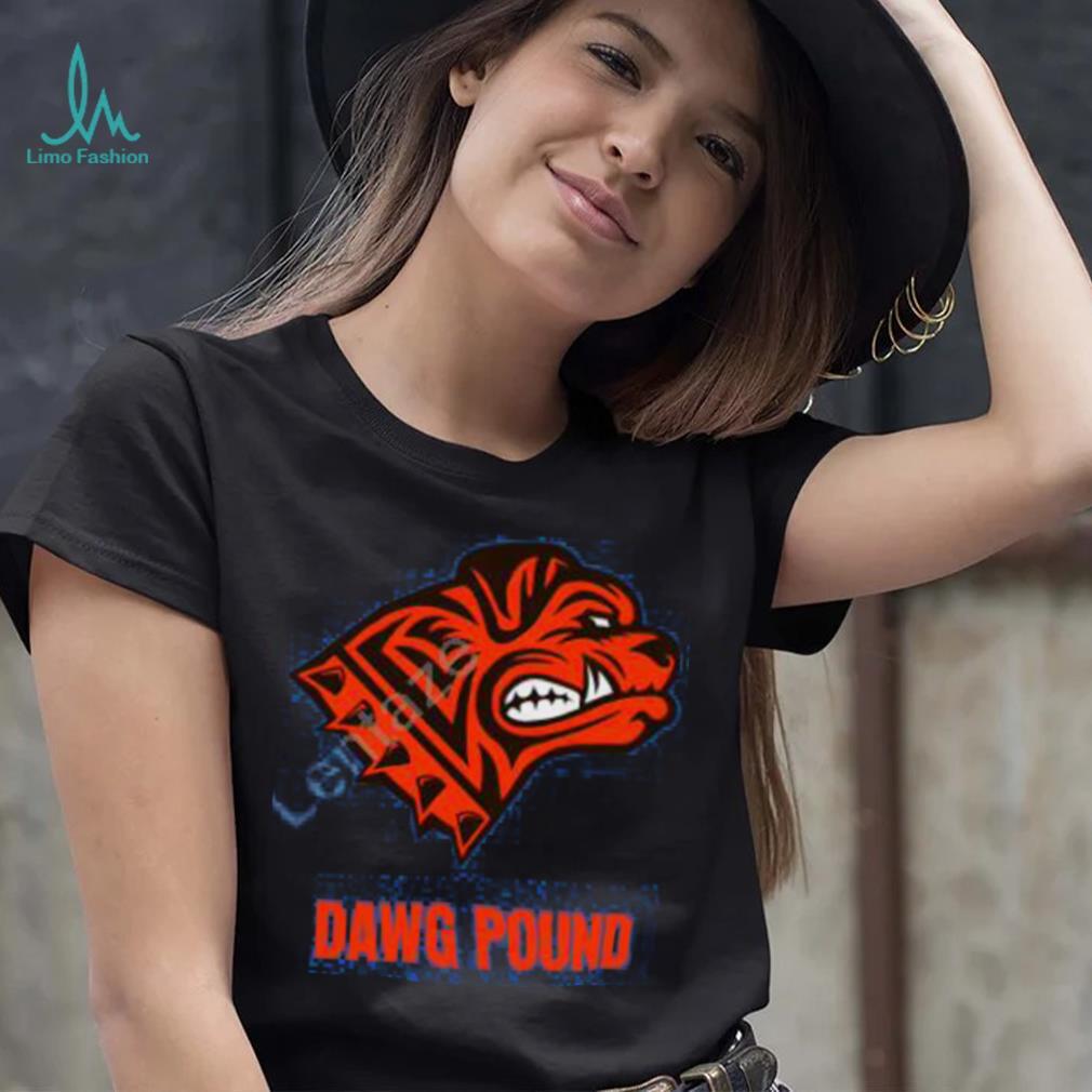 Browns Dawg Pound Logo Shirt Nfl_Dovkleiman