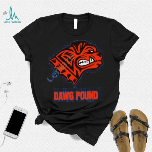 Browns Dawg Pound Logo Shirt Nfl_Dovkleiman