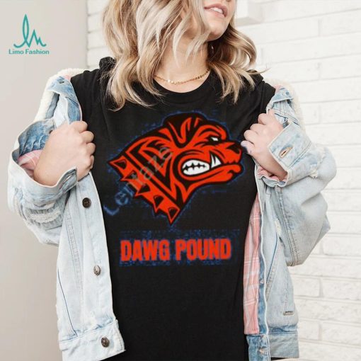 Browns Dawg Pound Logo Shirt Nfl_Dovkleiman